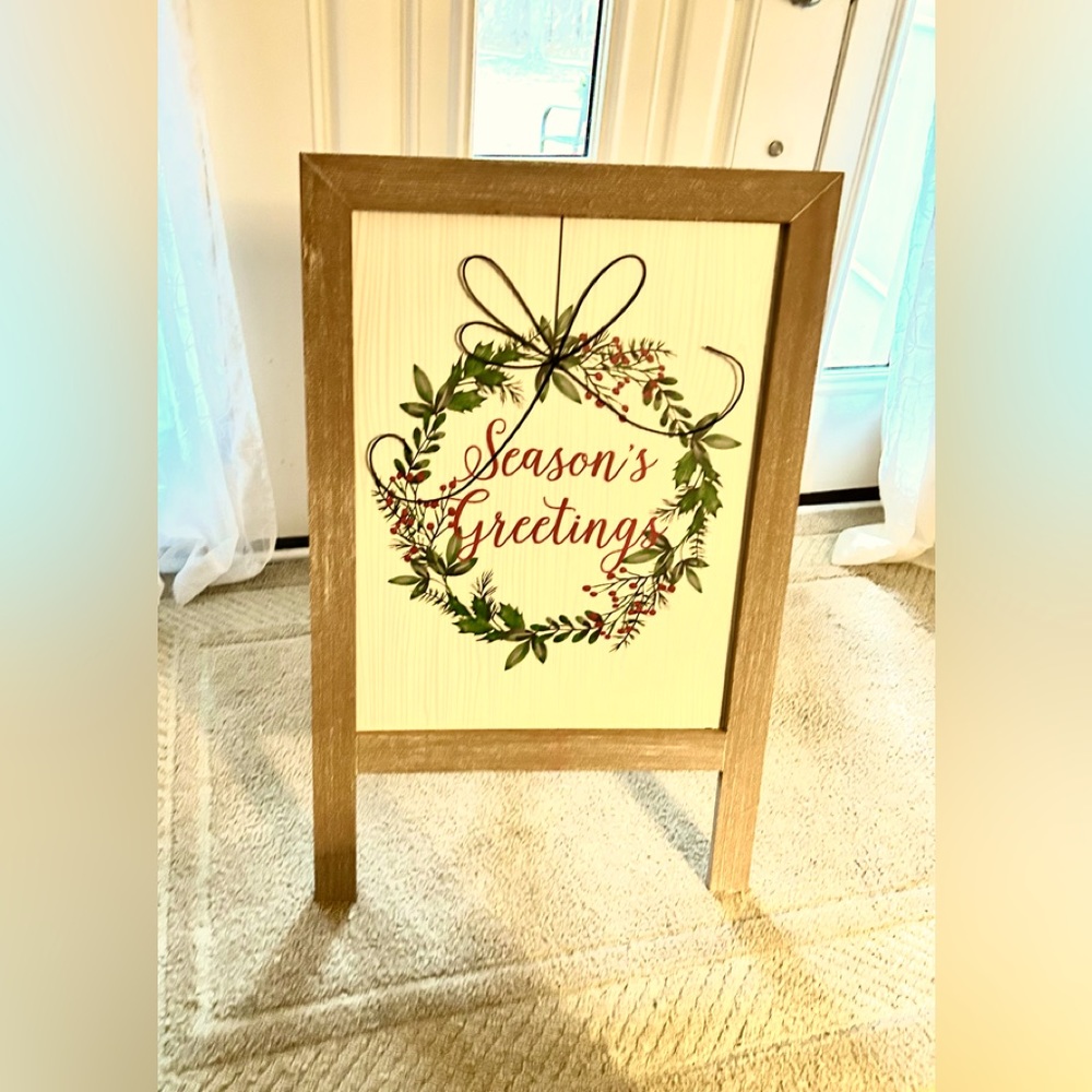 Seasons Greetings Sign